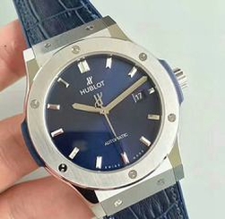 Hublot Classic Fusion Titanium Blue 511.NX.7170.LR SR Titanium Blue Dial Swiss HUB1112