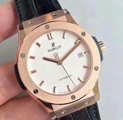 Hublot Classic Fusion King Gold Opalin 511.OX.2611.LR JJ Rose Gold White Dial Swiss HUB1112