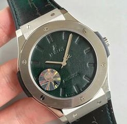 Hublot Classic Fusion Berluti Scritto 511.OX.0500.VR.BER16 SR V2 Rose Gold Green Leather Dial Swiss HUB1100