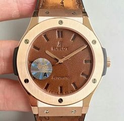 Hublot Classic Fusion Berluti Scritto 511.TX.050T.VR.BER16 SR V2 Stainless Steel Brown Leather Dial Swiss HUB1100