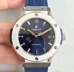Hublot Classic Fusion Titanium Blue 511.NX.7170.LR JJ Titanium Blue Dial Swiss HUB1112