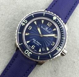 Blancpain Fifty Fathoms 5015D-1140-52B ZF Stainless Steel Blue Dial Swiss 2836-2