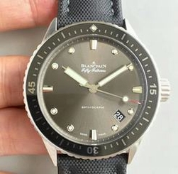 Blancpain Fifty Fathoms Bathyscaphe 5000-1110-B52A ZF Stainless Steel Shiny Black Dial Swiss 1315