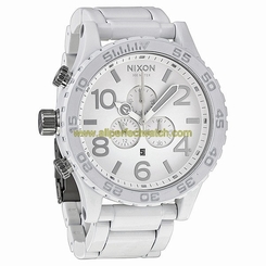 Nixon Watches : A083-1255 White Quartz Men Watch