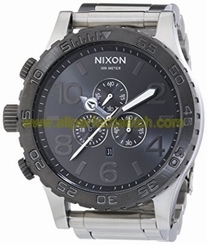 Nixon Watches : A083-1762 Quartz Chronograph Date Stainless Steel Men Watch