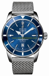 Breitling Watches : A1732016/C734SS Automatic Chronometer Blue Dial Date Stainless Steel Men Watch