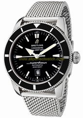 Breitling Watches : A1732024/B868 Automatic Black Dial Date Stainless Steel Men Watch