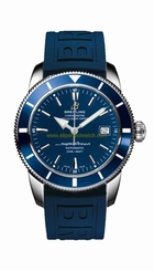 Breitling Watches : A1732116/C832-158S Automatic Date Blue Rubber Men Watch