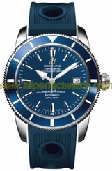 Breitling Watches : A1732116/C832-PRRS Automatic Blue With Index Markers And Date At 3 Dial Blue Ocean Racer Rubber Band Men Watch