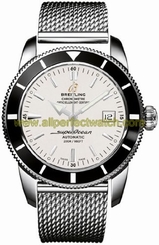 Breitling Watches : A1732124/G717 Automatic Chronometer Silver Dial Date Stainless Steel Men Watch