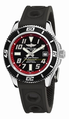 Fake AAA Breitling Watches : A1736402/BA31 Black Dial Stainless Steel Men Watch Watch