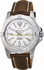 Breitling Watches : A1738811/G791-438X Silver Automatic Self Winding Men Watch