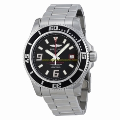 Breitling Watches : A17391A8/BA76SS Black Automatic Men Watch