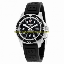 Breitling Watches : A17392D7/BD68-153S Automatic Date Black Rubber Men Watch