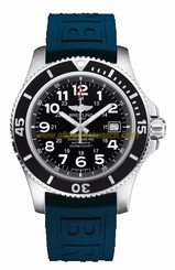 Breitling Watches : A17392D7/BD68-158S Automatic Date Blue Rubber Men Watch