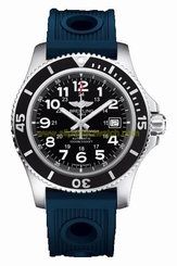 Breitling Watches : A17392D7/BD68-211S Automatic Date Blue Rubber Men Watch
