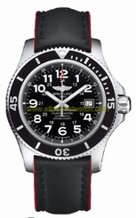 Breitling Watches : A17392D7/BD68-228X Automatic Date Black Leather Men Watch