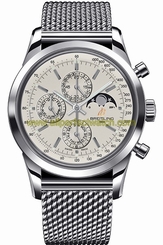 Breitling Watches : A1931012/G750-SS Automatic Silver Chronograph Dial Polished Stainless Steel Band Men Watch