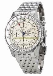 Breitling Watches : A2432212/G571-443A Silver Automatic Self Winding Men Watch