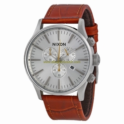Nixon Watches : A405-1888 Silver Quartz Men Watch