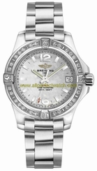 Breitling Watches : A7438953/A772-178A Mother Of Pearl Battery Operated Quartz Women Watch