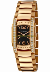 Bvlgari Watches : AAP31BGD1G Quartz Analog Diamond Bezel 18ct Rose Gold Women Watch