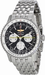 Breitling Watches : AB012012/BB01-447A Black Automatic Self Winding Men Watch