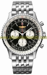 Breitling Watches : AB012012/BB01-SS Automatic Black/silver Subs Dial Polished Stainless Steel Band Men Watch