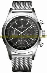 Breitling Watches : AB015212/BA99-SS Automatic Black Chronograph With Index Hour Markers And Date Between 4 And 5 Dial Stainless Steel Band Men Watch
