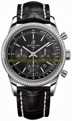 Breitling Watches : AB015253/BA99-743P Black Automatic Self Winding Men Watch
