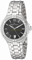 Maurice Lacroix Watches : AI1006-SS002-330-1 Black Dial Stainless Steel Women Watch