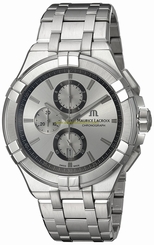 Maurice Lacroix Watches : AI1018-SS002-130-1 Silver Dial Stainless Steel Men Watch
