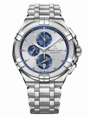 Maurice Lacroix Watches : AI1018-SS002-131 Silver Dial Stainless Steel Band Men Watch
