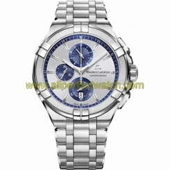 Maurice Lacroix Watches : AI1018-SS002-131-1 Silver Dial Stainless Steel Band Men Watch