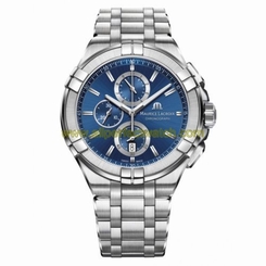 Maurice Lacroix Watches : AI1018-SS002-430-1 Quartz Chronograph Date Stainless Steel Men Watch