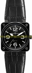 Bell & Ross Watches : BR0192-BL-CER/SCR Swiss Automatic Dial Color