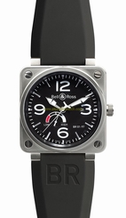 Bell & Ross Watches : BR0197-BL-ST Mechanical Automatic Dial Color