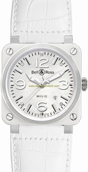 Bell & Ross Watches : BR0392-WH-C/SCA Swiss Automatic Dial Color