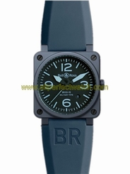 Bell & Ross Watches : BR03-92-BLUE-CERAMIC Automatic Ceramic Men Watch