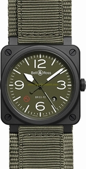Bell & Ross Watches : BR-03-92-MILITARY-TYPE Swiss Automatic Dial Color