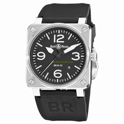 Bell & Ross Watches : BR-03-92-STEEL Swiss-automatic Dial Color