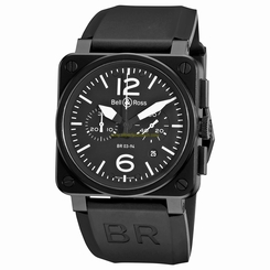 Bell & Ross Watches : BR-03-94-CARBON Swiss-automatic Dial Color
