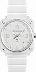 Bell & Ross Watches : BRS-WH-CERAMIC/SCE Swiss Quartz Dial Color
