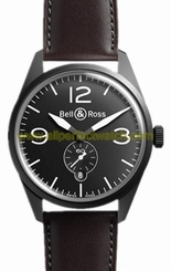 Bell & Ross Watches : BRV-123-BL-CA_SCA Automatic Small Second Hand Carbon Case Men Watch
