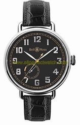 Bell & Ross Watches : BRWW197-HER-ST/SCR Black Manual Winding Men Watch