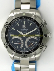 TAG Heuer Watches : CAF7012.BA0815 Quartz Calibre S Blue Dial Chronograph Stainless Steel Men Watch