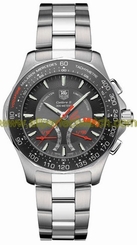 TAG Heuer Watches : CAF7114.BA0803 Aquaracer Calibre Gray Dial Stainless Steel Case With Stainless Steel Bracelet Men Watch