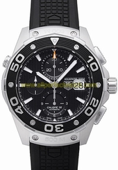 TAG Heuer Watches : CAJ2110.FT6023 Chronograph Black Rubber Automatic Men Watch