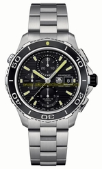 TAG Heuer Watches : CAK2111.BA0833 Self Winding Automatic Calibre 16 Movement Brushed And Polished Stainless Steel Black Dial Brushed And Polished Stainless Steel Band Men Watch