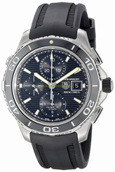 TAG Heuer Watches : CAK2111.FT8011 Automatic Chronograph Date Black Rubber Men Watch